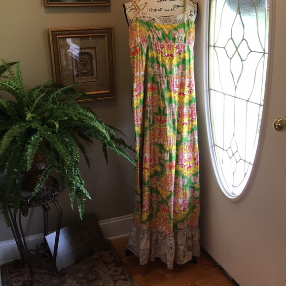 Mustard Pie Other - MUSTARD PIE Tiered Maxi Dress - Small Pre-Teen